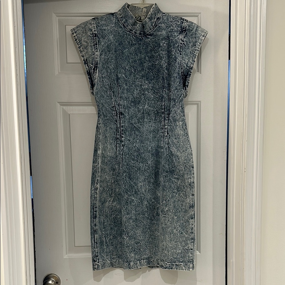 Vintage Rampqge Denim Sleeveless Dress